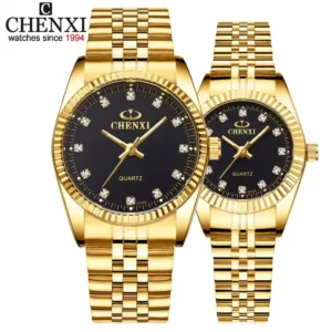 Relojes para pareja Chenxi Lovers CX-004A-IPG-QL
